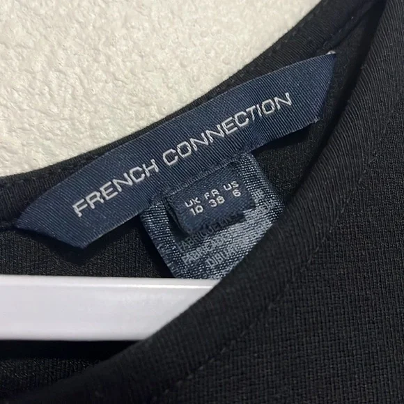 French Connection gray, black, and pink body con dress size 6 - Picture 4 of 11